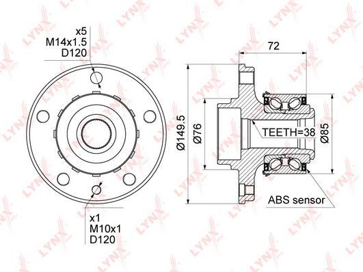 

Wh-1165_к-кт подшипника ступицы передней vw touareg 2.5tdi /t5 03>