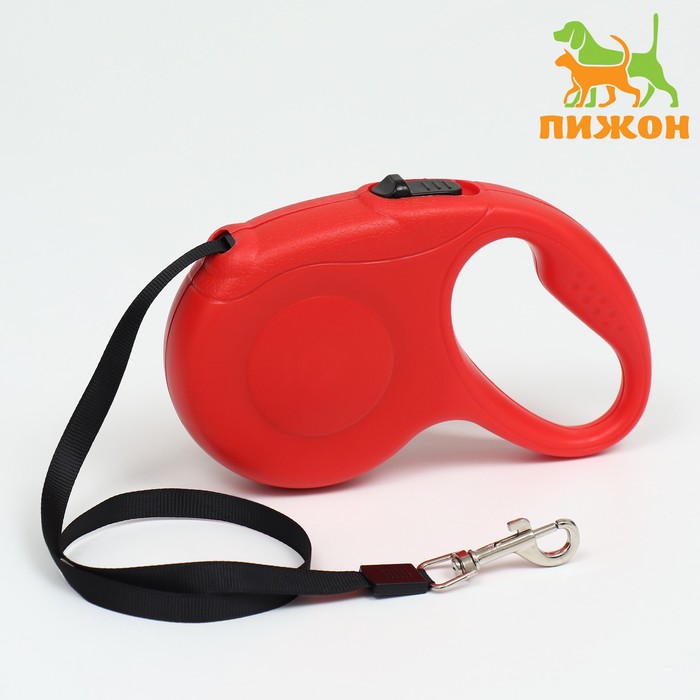 

Пижон Рулетка Моноцвет, 5 м, до 15 кг, красная