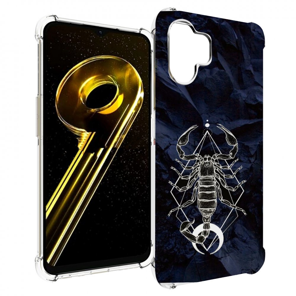 

Чехол бампер MyPads знак зодиака скорпион 3 для Realme 10 5G про..., Прозрачный, Tocco