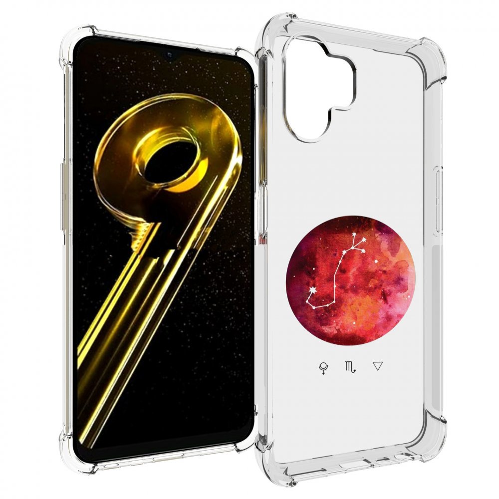 

Чехол бампер MyPads знак зодиака скорпион 6 для Realme 10 5G про..., Прозрачный, Tocco