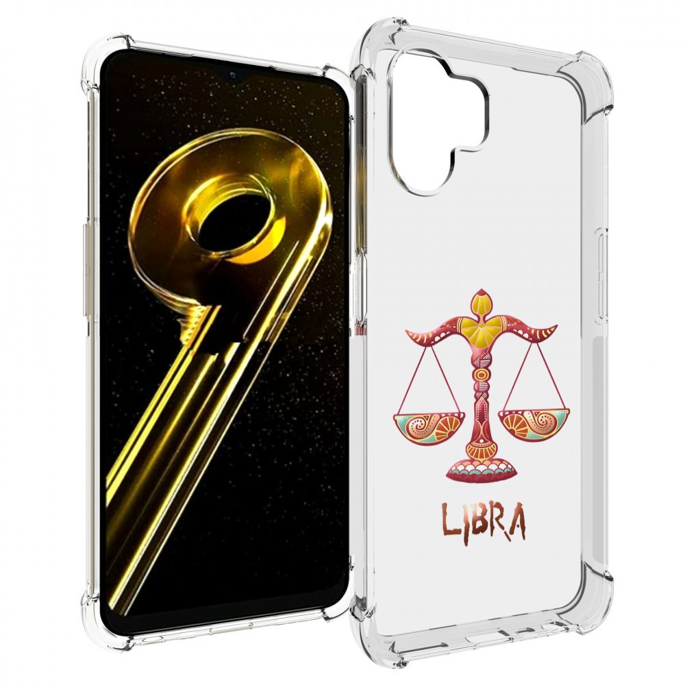

Чехол бампер MyPads знак-зодиака-весы-8 для Realme 10 5G противо..., Прозрачный, Tocco