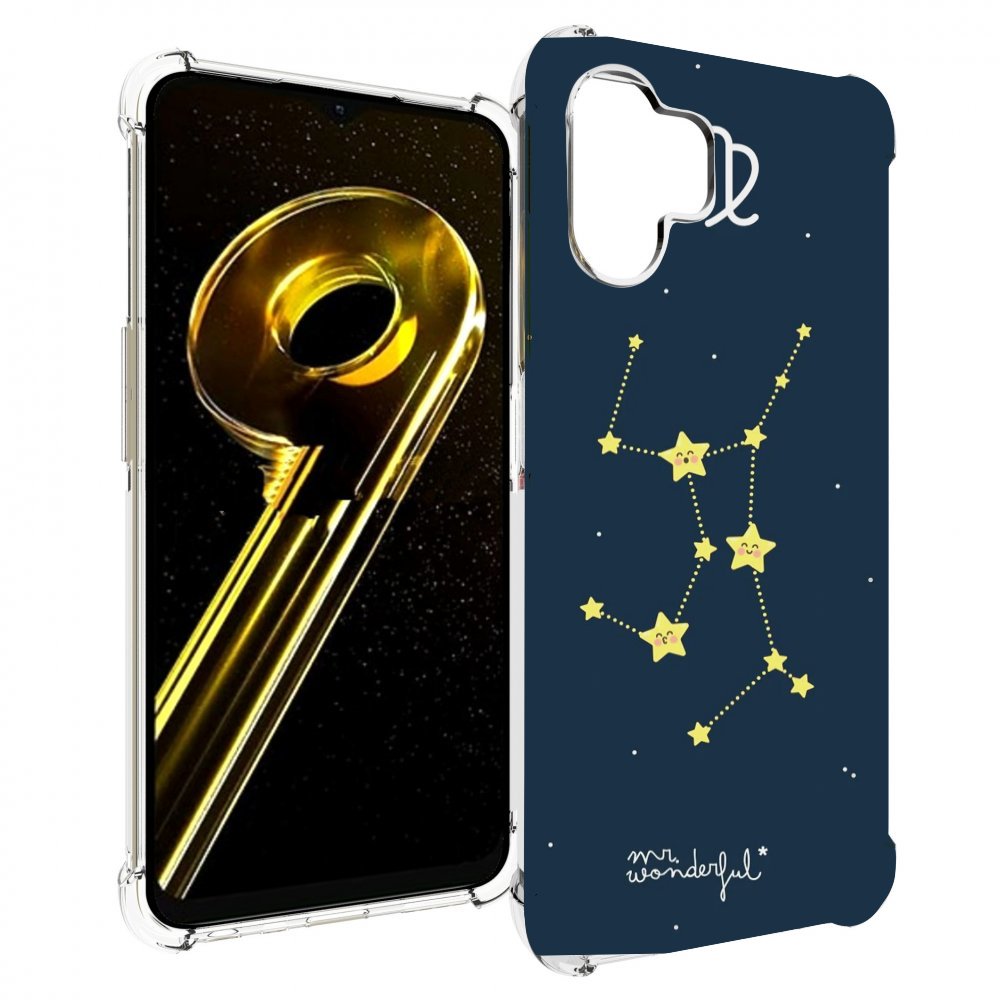 

Чехол бампер MyPads знак-зодиака-дева-3 для Realme 10 5G противо..., Прозрачный, Tocco