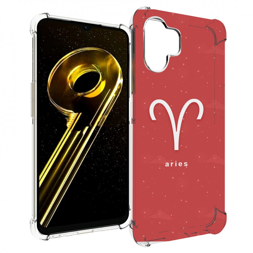 

Чехол бампер MyPads знак-зодиака-овен-5 для Realme 10 5G противо..., Прозрачный, Tocco
