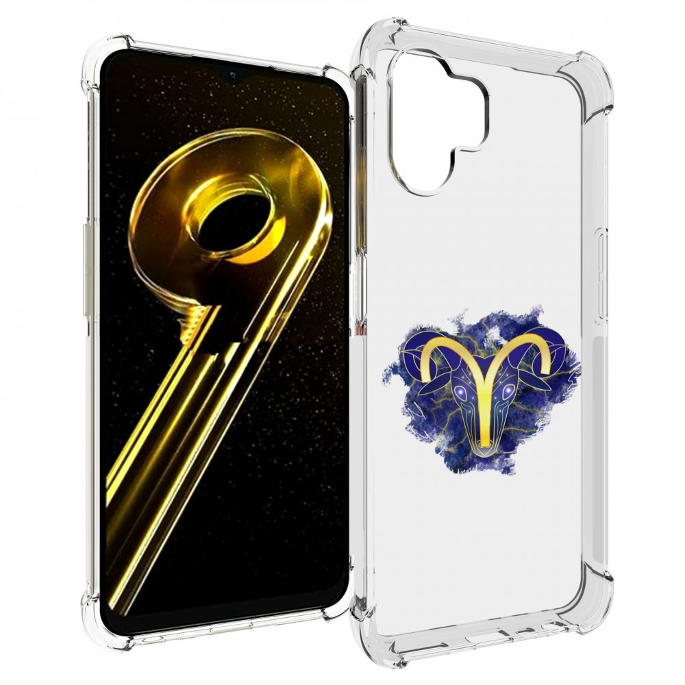 

Чехол бампер MyPads знак-зодиака-овен-8 для Realme 10 5G противо..., Прозрачный, Tocco