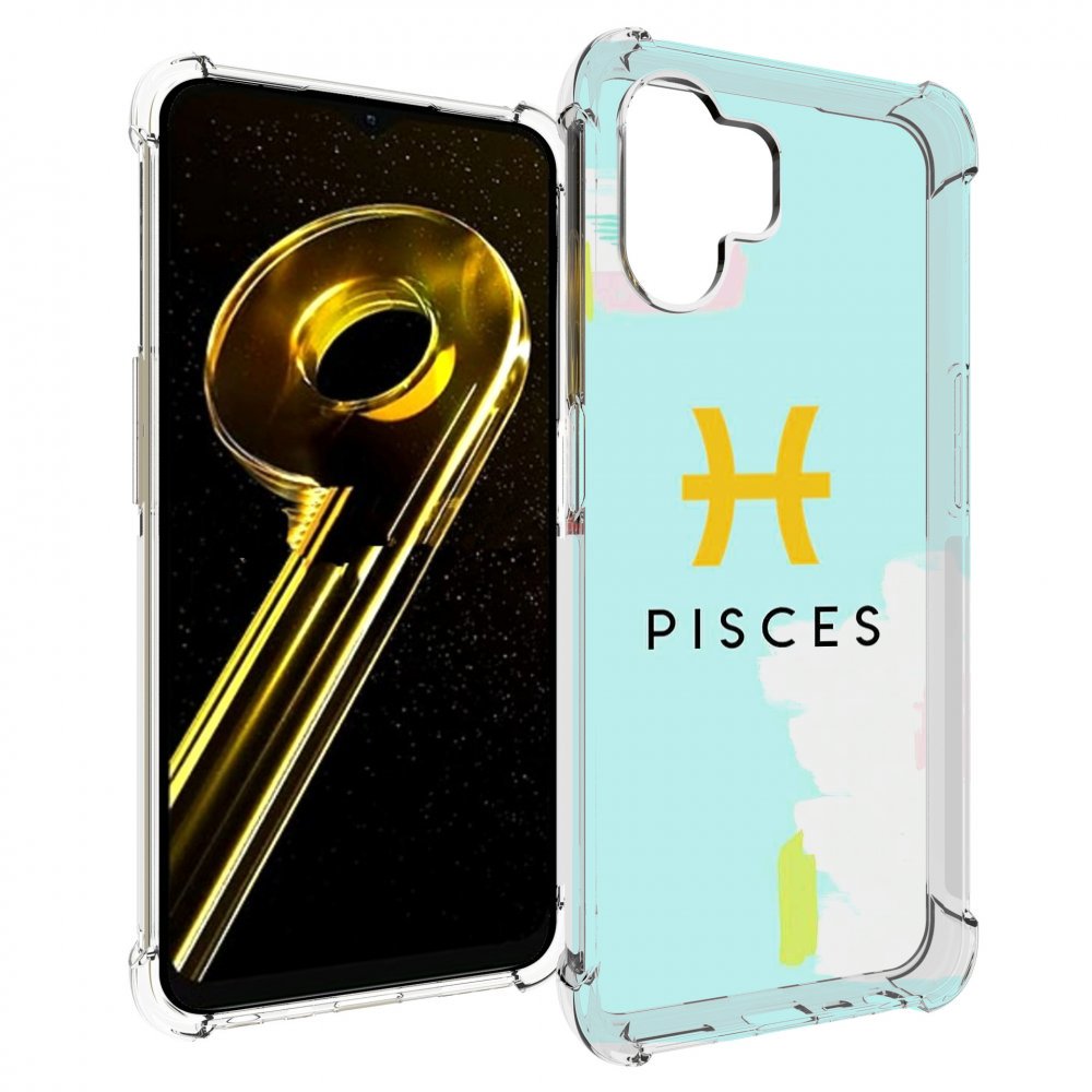 

Чехол бампер MyPads знак-зодиака-рыбы-2 для Realme 10 5G противо..., Прозрачный, Tocco