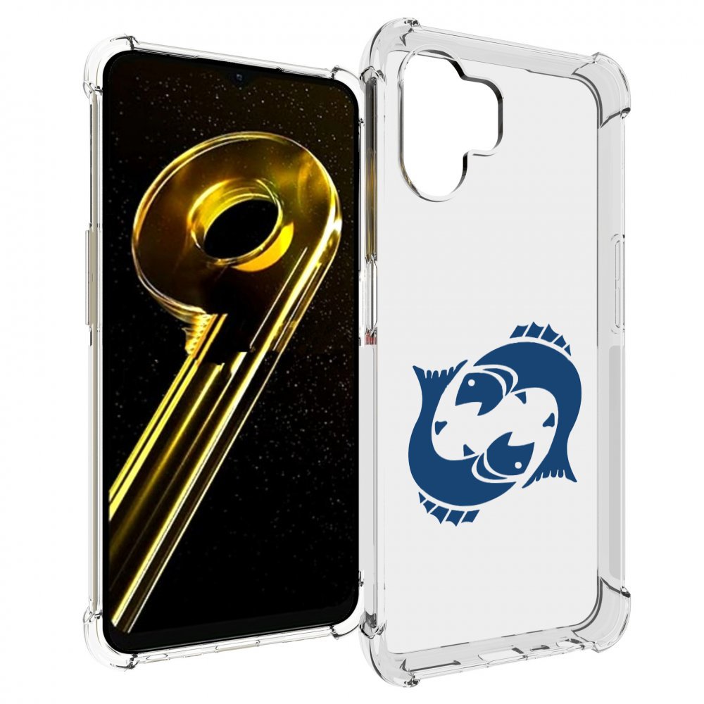 

Чехол бампер MyPads знак-зодиака-рыбы-7 для Realme 10 5G противо..., Прозрачный, Tocco