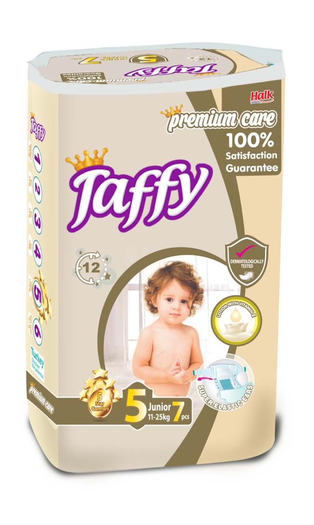 Детские подгузники Taffy PREMIUM CARE №5 11-25 кг 7 шт