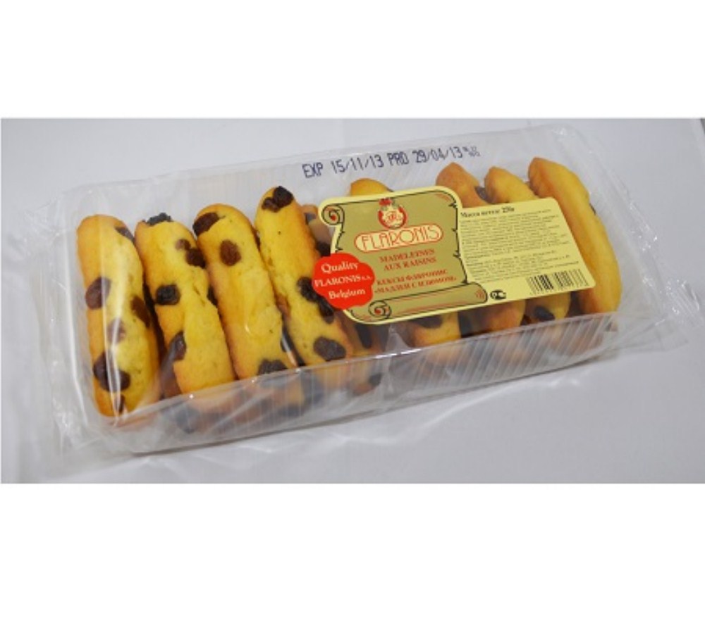 

Кексы Flaronis Мадлен песочные с изюмом 250 г