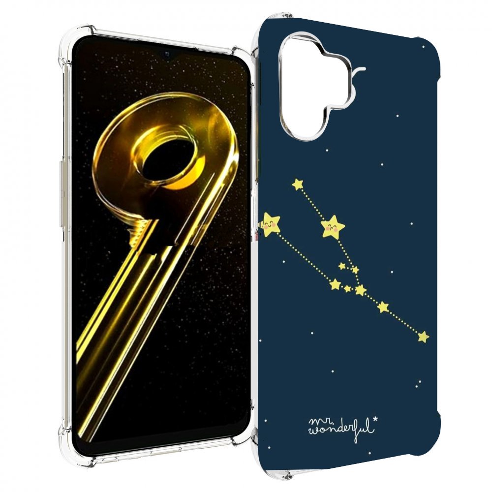 

Чехол бампер MyPads знак-зодиака-телец-4 для Realme 10 5G против..., Прозрачный, Tocco