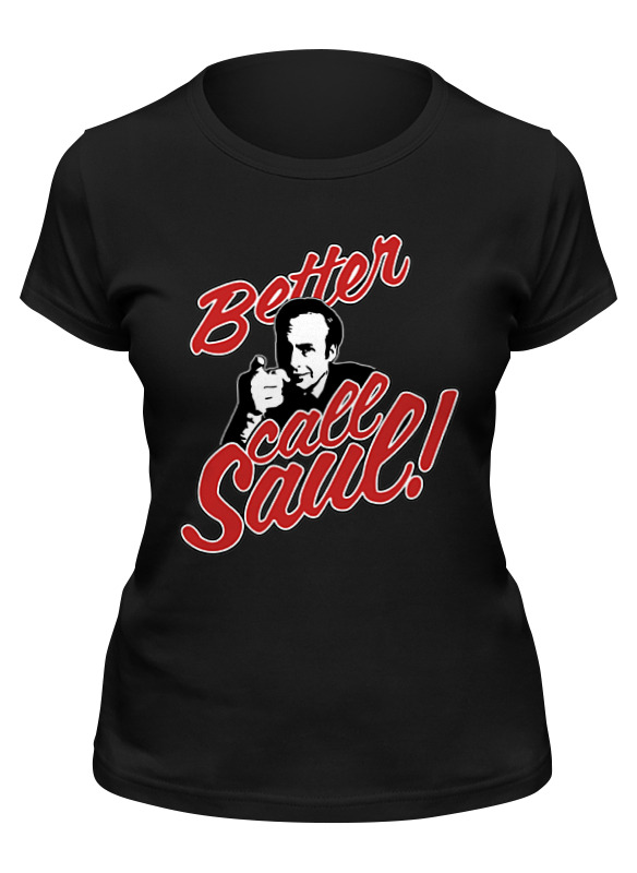 

Футболка женская Printio Better call saul черная XL, Черный, Better call saul