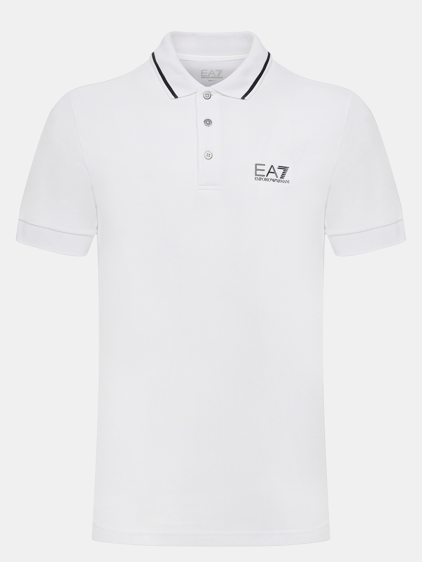 

Футболка мужская EA7 EMPORIO ARMANI 470437 белая 48-50 RU, Белый, 470437
