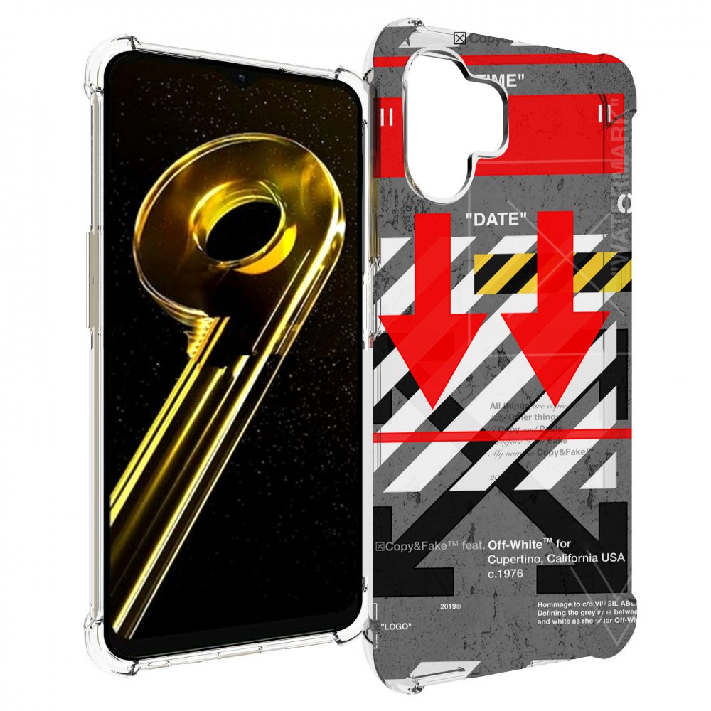 

Чехол бампер MyPads знаки-логотипы для Realme 10 5G противоударный, Прозрачный, Tocco