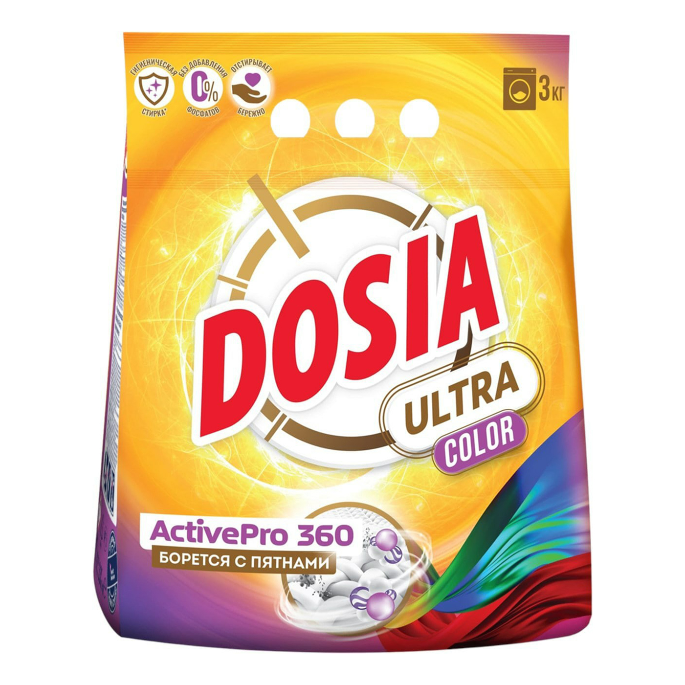 фото Стиральный порошок dosia ultra color для цветного белья 3 кг