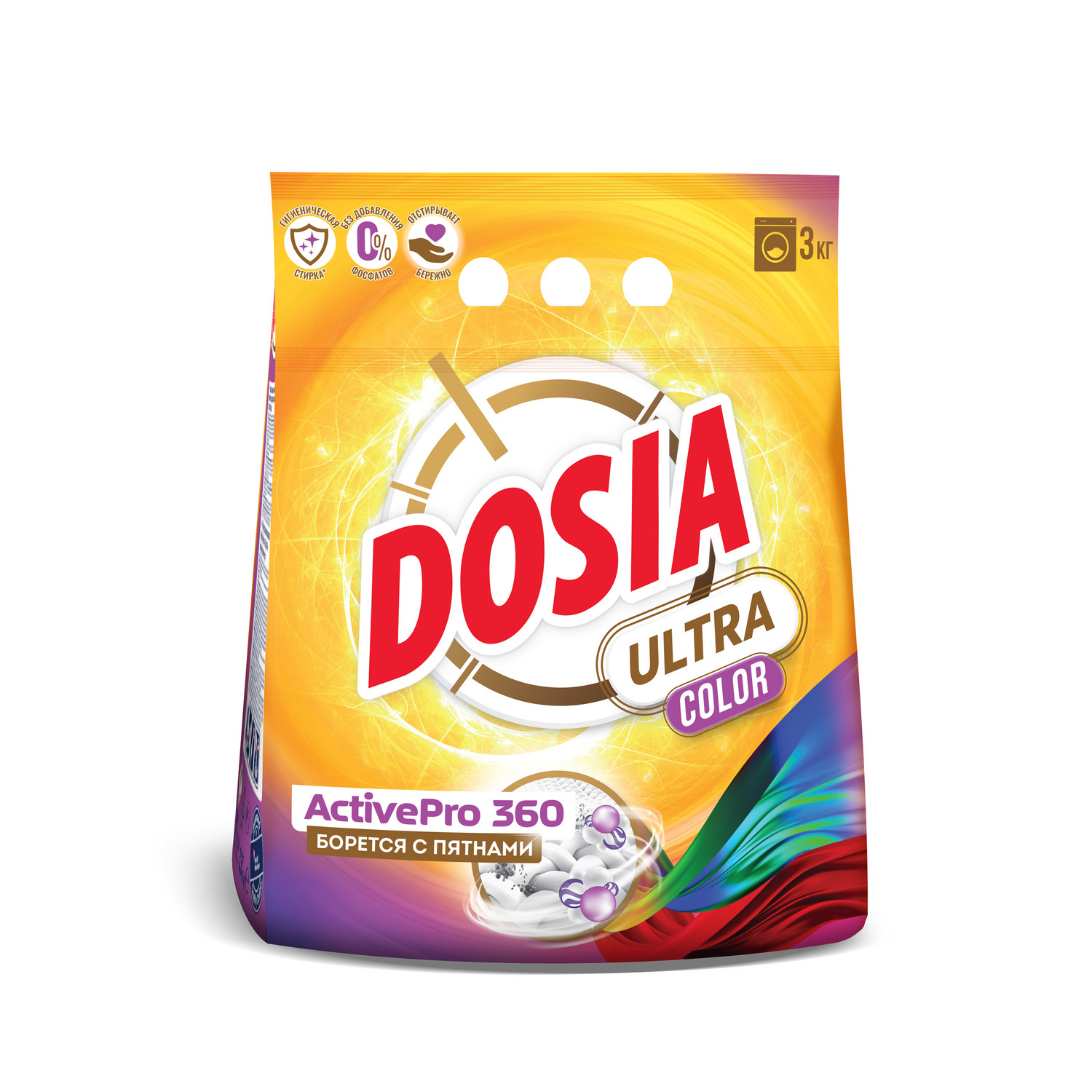 фото Стиральный порошок dosia ultra color для цветного белья 3 кг