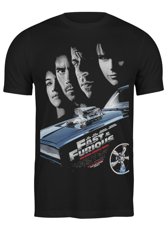 

Футболка мужская Printio Fast & furious черная XL, Черный, Fast & furious