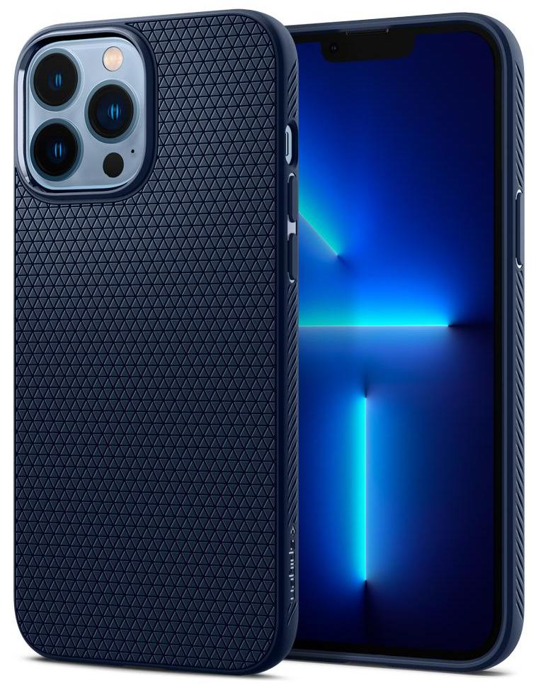 фото Чехол spigen liquid air acs03259 для iphone 13 pro (navy blue)