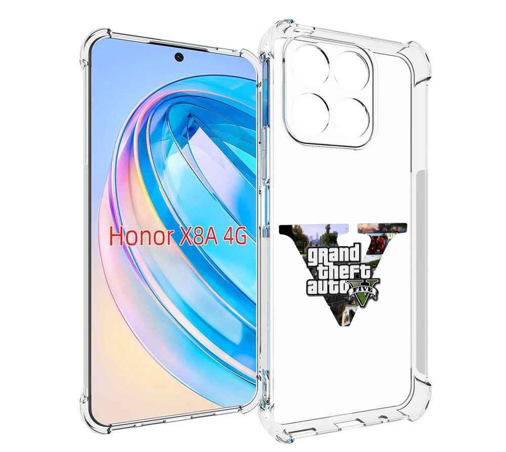 

Чехол MyPads GTA 5 логотип для Honor X8a, Tocco