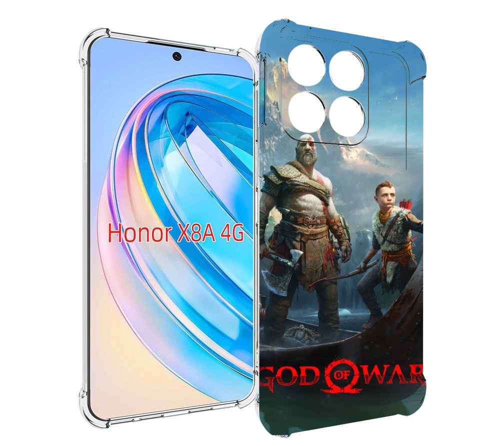 

Чехол MyPads God Of War Кратос Атрей для Honor X8a, Tocco