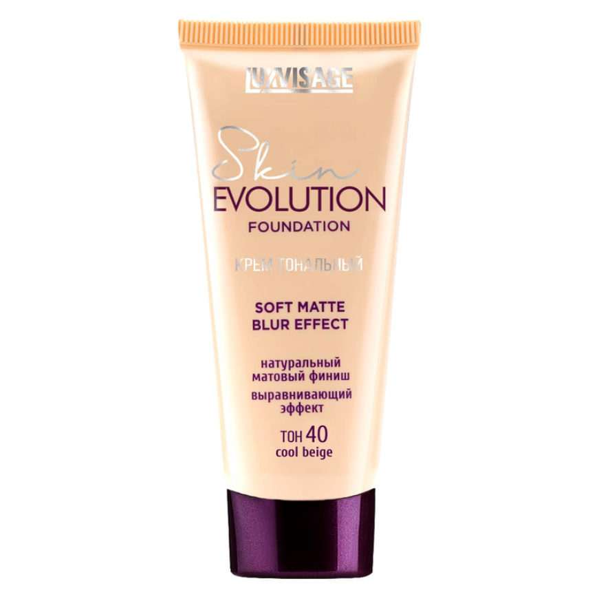 Тональный крем Luxvisage Skin Evolution soft matte blur effect 40 natura siberica скраб для тела подтягивающий salty honey skin evolution