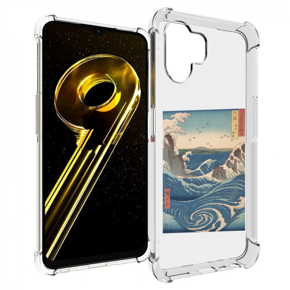 

Чехол бампер MyPads картинка волны водоворот для Realme 10 5G пр..., Прозрачный, Tocco