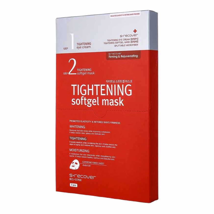 фото Маска для лица ls cosmetic srecover tightening softgel mask подтягивающая 28 г