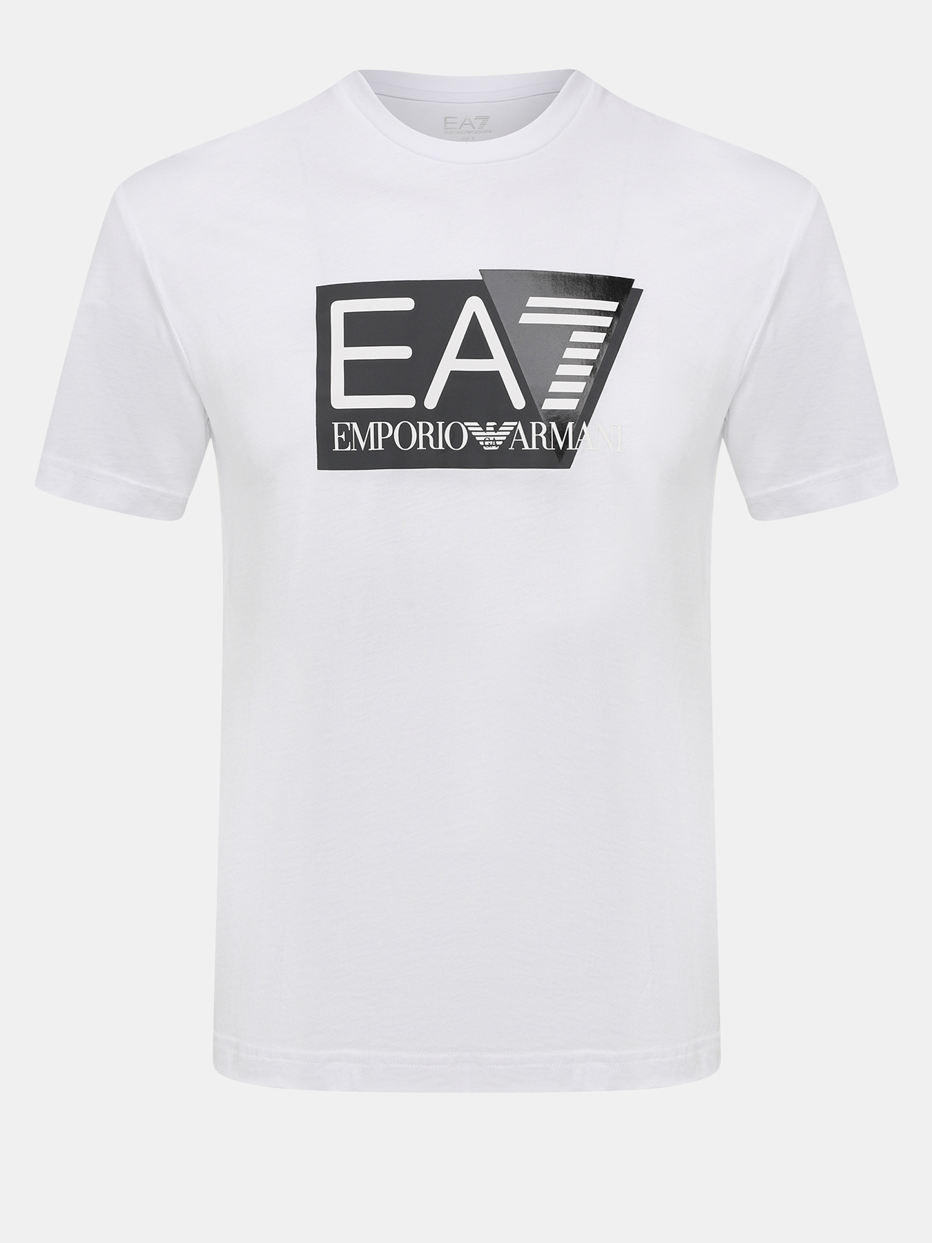 

Футболка мужская EA7 EMPORIO ARMANI 470451 белая 50-52 RU, Белый, 470451