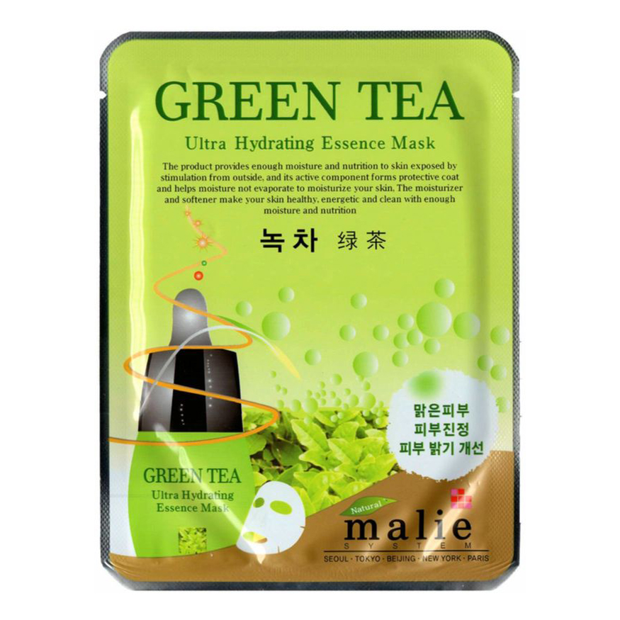 Маска для лица Malie Green Tea Ultra Hydrating Essence Mask ультраувлажняющая 20 мл