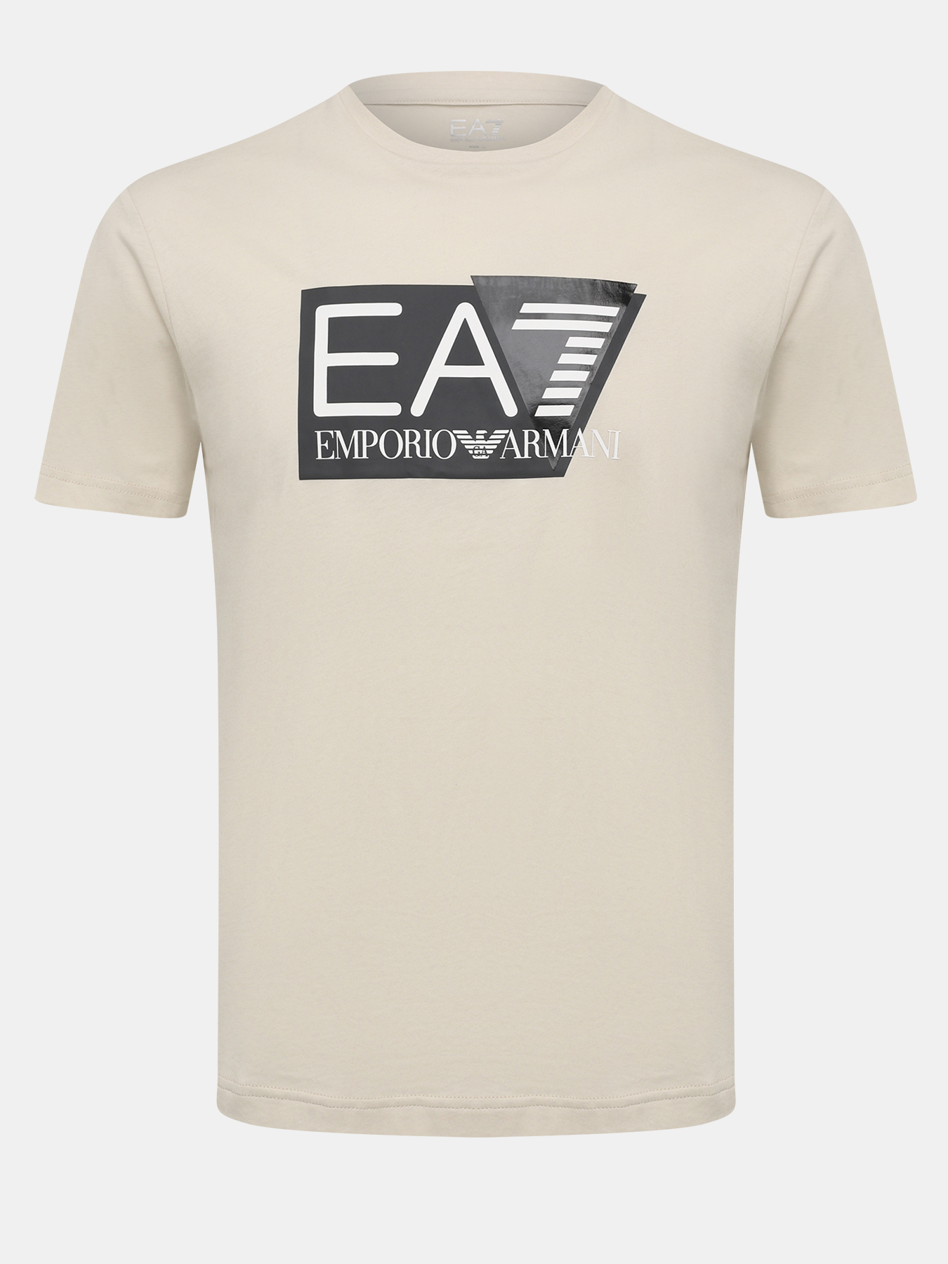 

Футболка мужская EA7 EMPORIO ARMANI 470457 бежевая 52-54 RU, Бежевый, 470457
