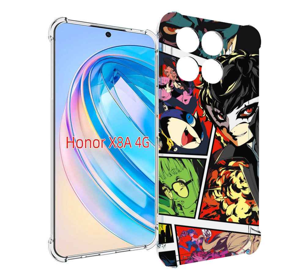 

Чехол MyPads Persona 5 art для Honor X8a, Tocco