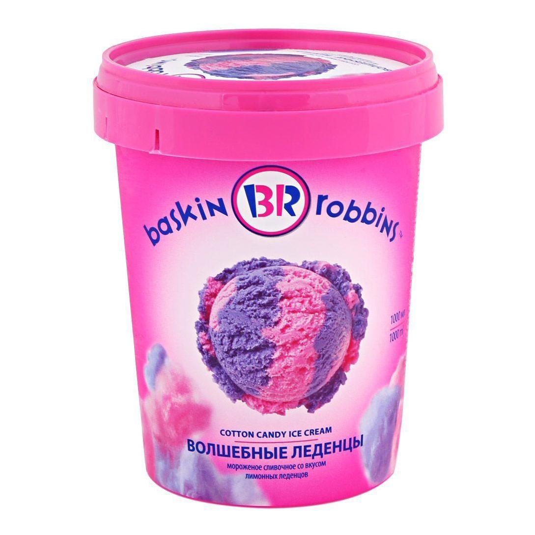 

Мороженое сливочное Baskin Robbins Волшебные леденцы 600 г