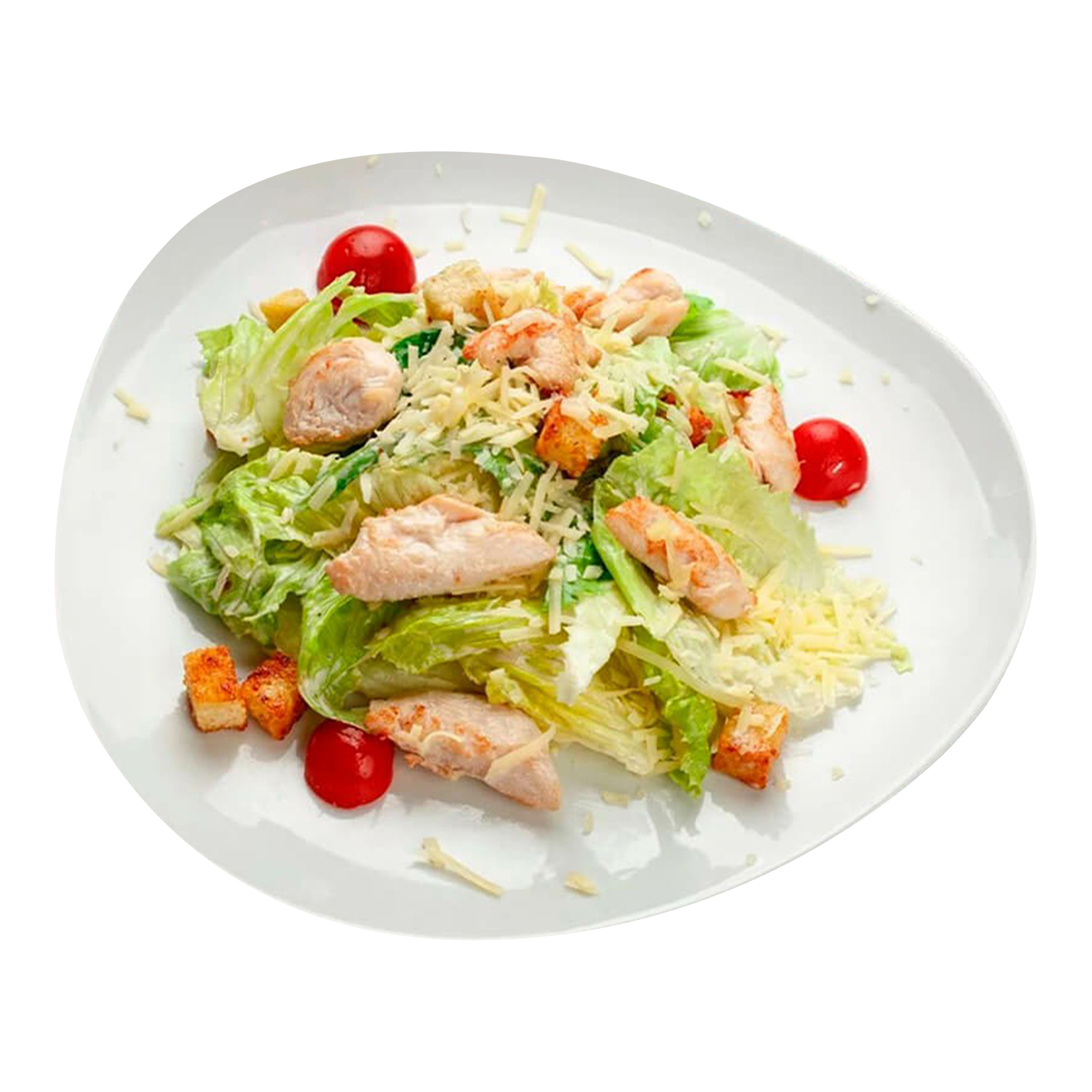 

Салат Цезарь премиум с курицей +-200 г