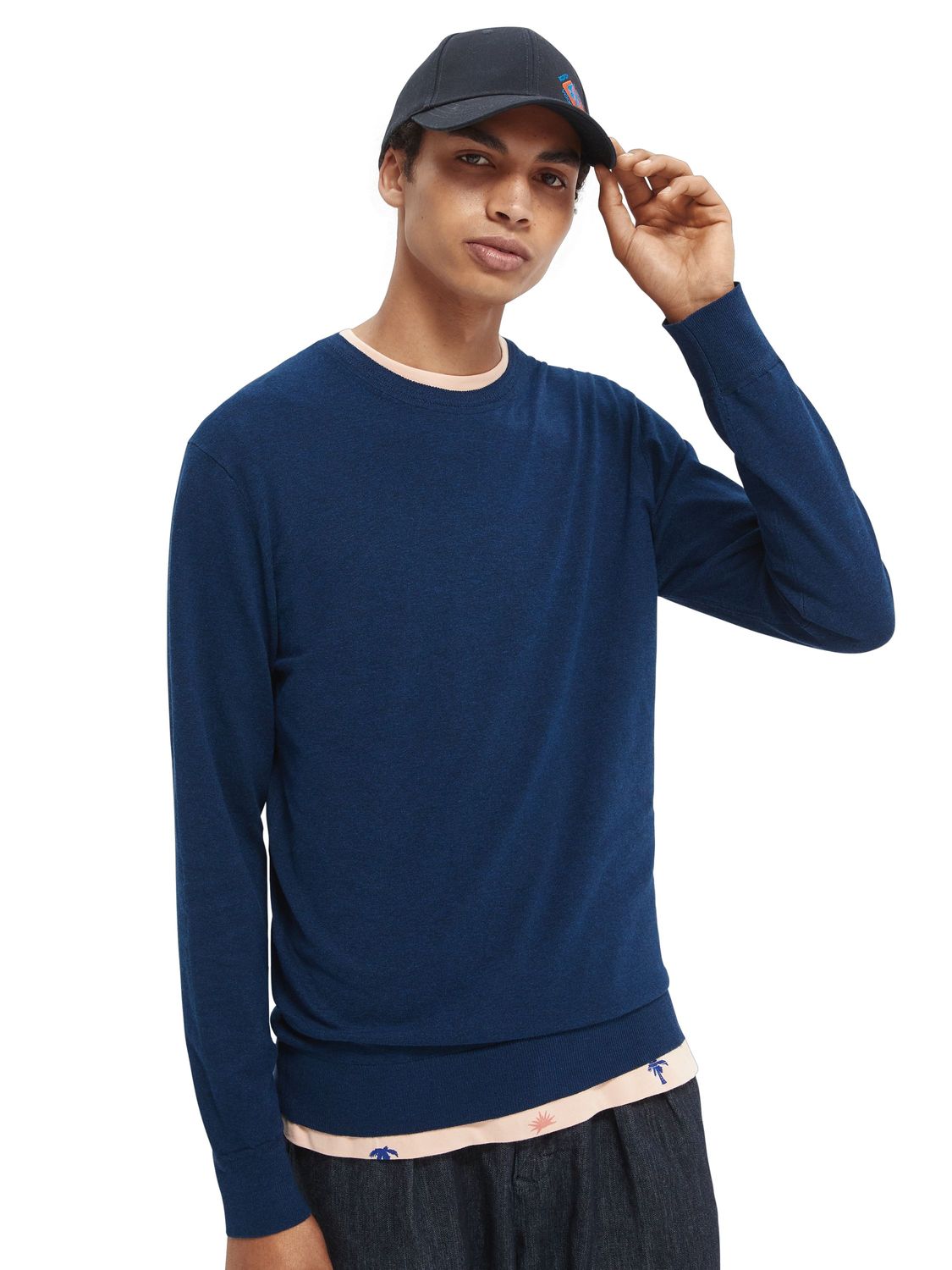 

Джемпер мужской Scotch & Soda 164560/4546 синий L, 164560/4546