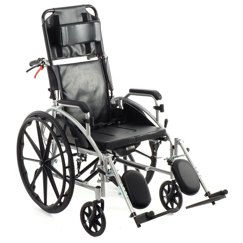 Купить Кресло-коляска механическая МЕТ MK-620 (FS619GC) 46 см, MET, серебристый