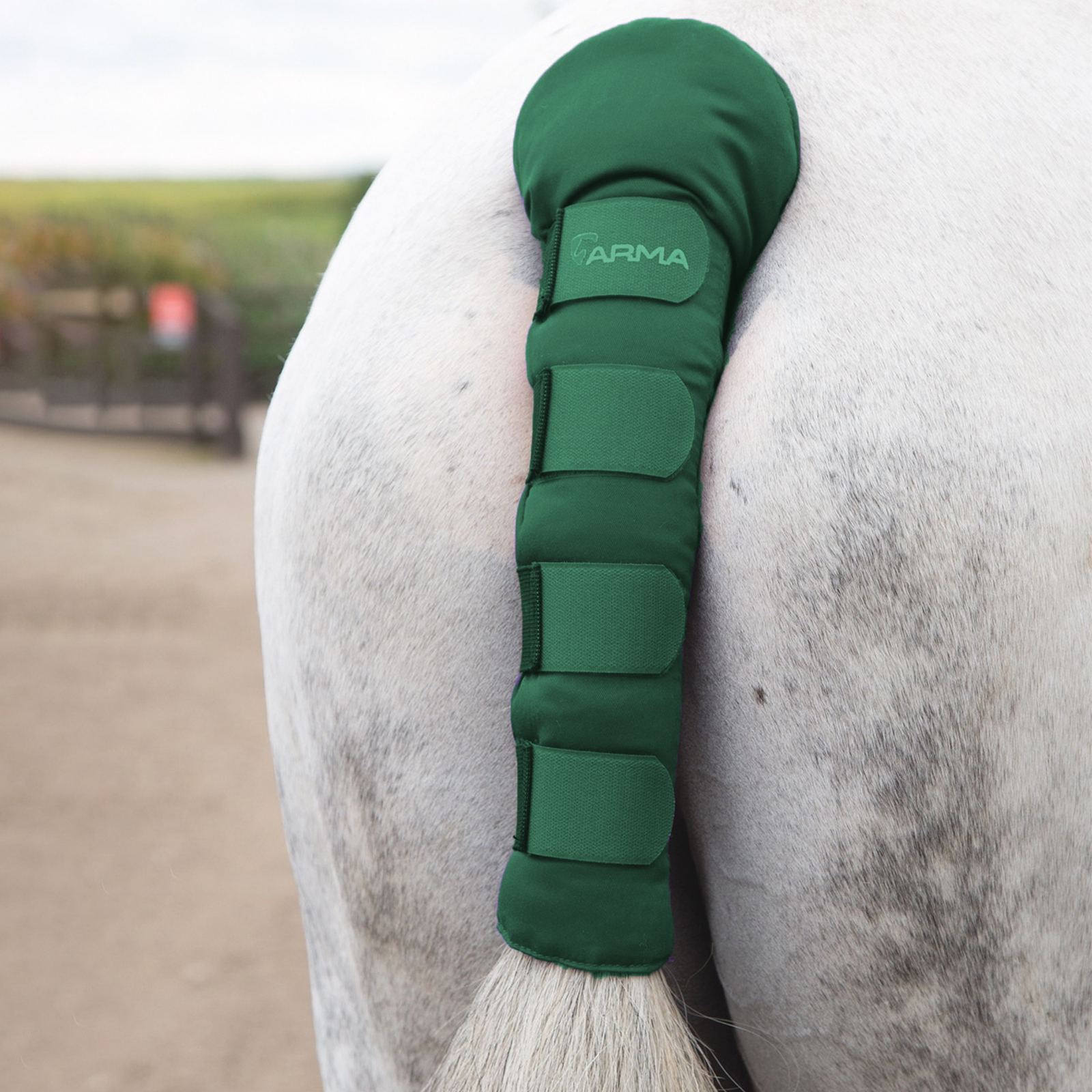 Нахвостник транспортировочный для лошади SHIRES ARMA Comfort, зелёный