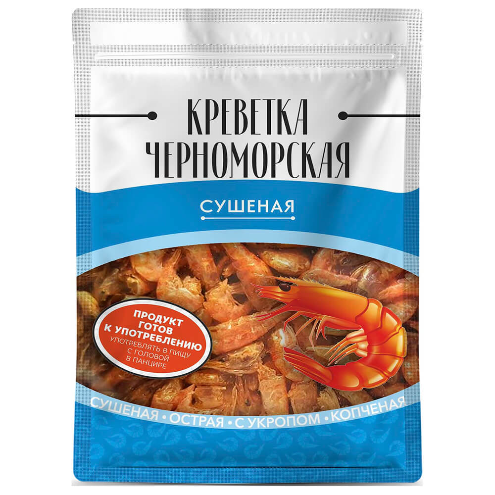 

Креветки черноморские Фармагро сушеные соленые 25 г