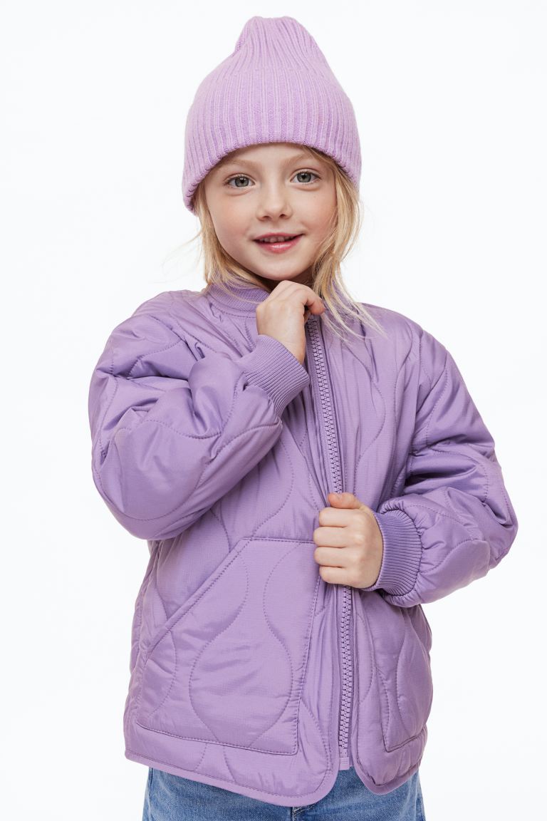 Куртка детская H&M 1136346, цвет фиолетовый, размер 110 (доставка из-за рубежа)