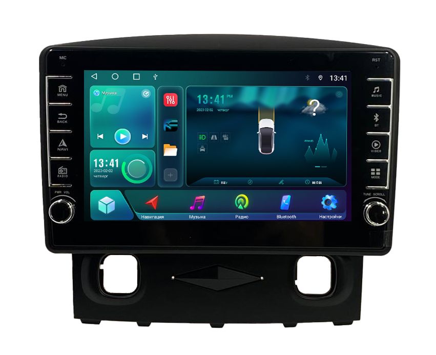 Автомагнитола ANDROID Mazda Tribute 2007-2012, Android 12, 2/16GB, c крутилками / Мультиру