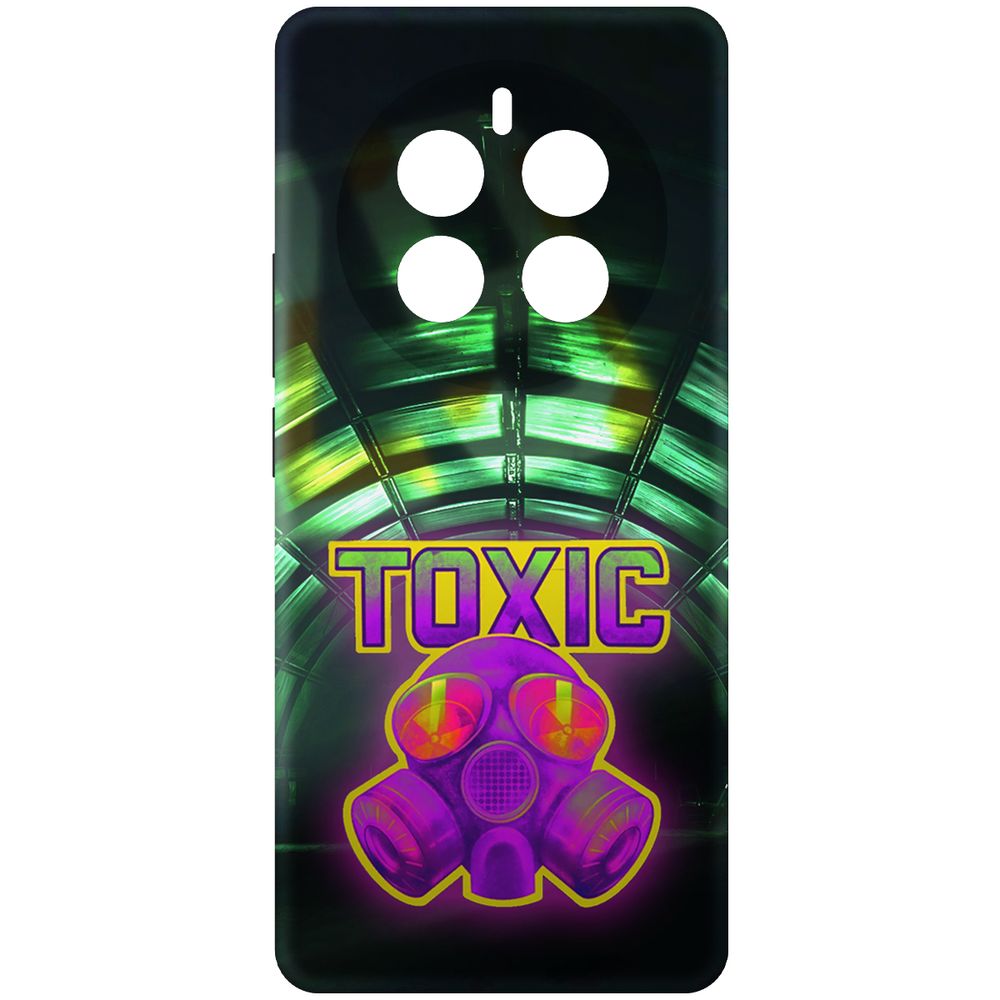 

Чехол-накладка Krutoff Soft Case Cтандофф 2 - Стикер Toxic для Realme 12 Pro 5G, Черный