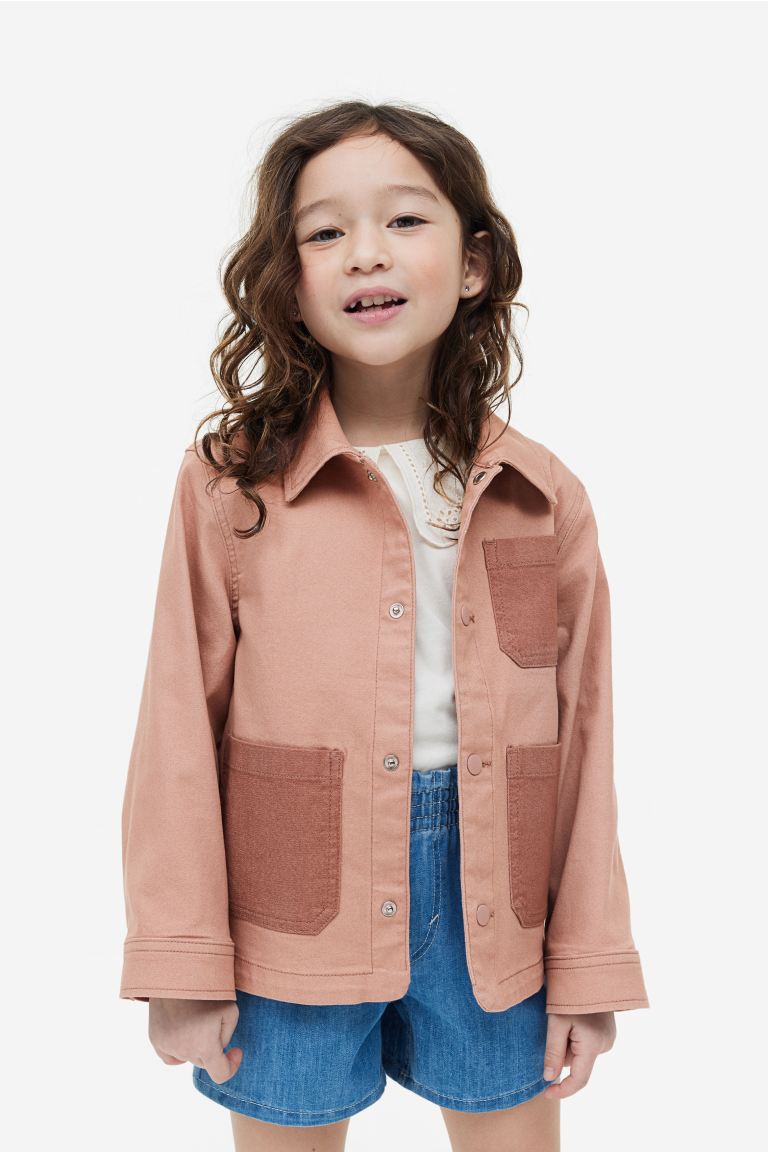 Куртка детская H&M 1136656, темно-розовый/разноцветный, размер 122 (доставка из-за рубежа)
