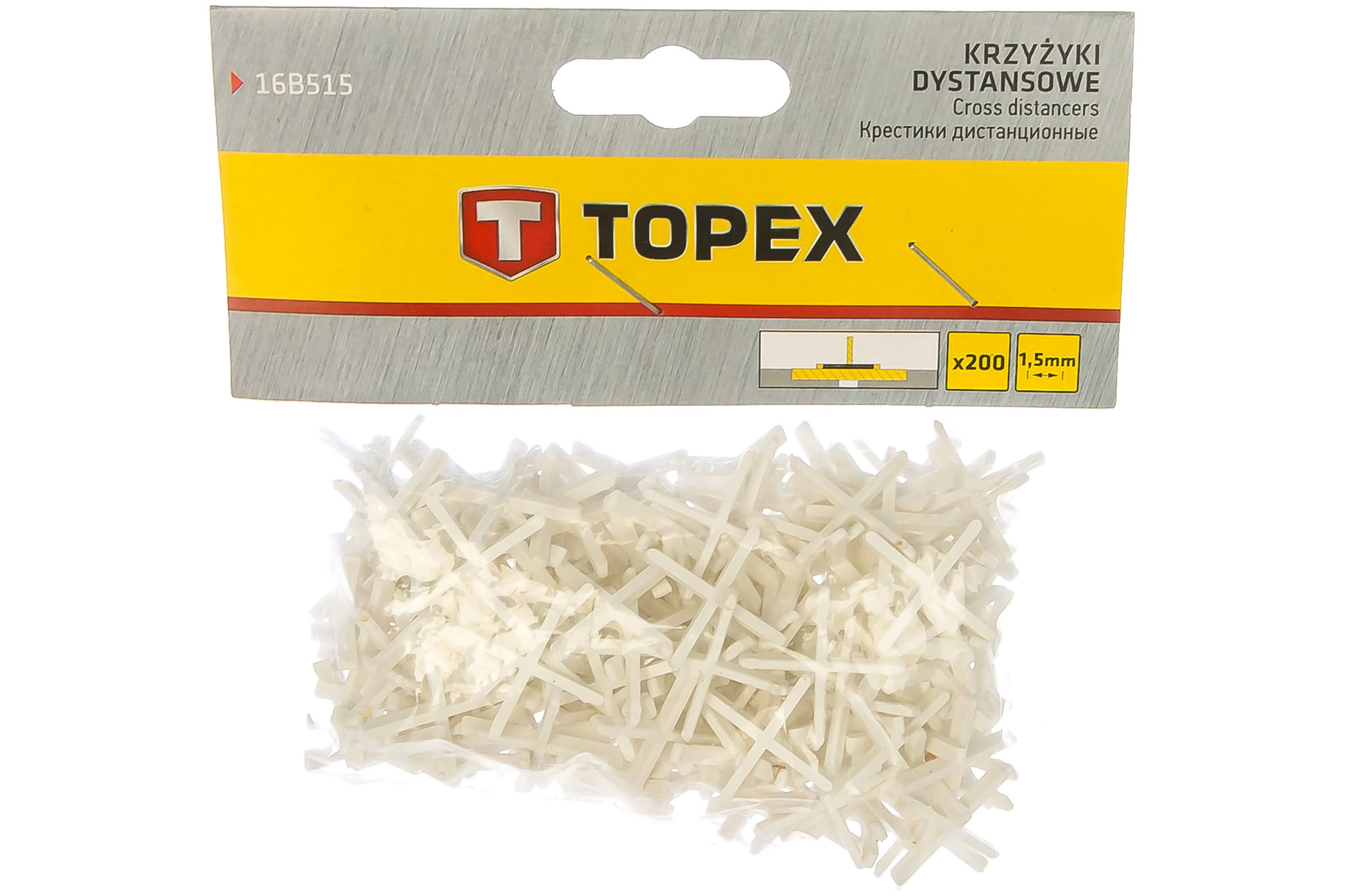 

TOPEX Крестики дистанционные пластмассовые 16B515