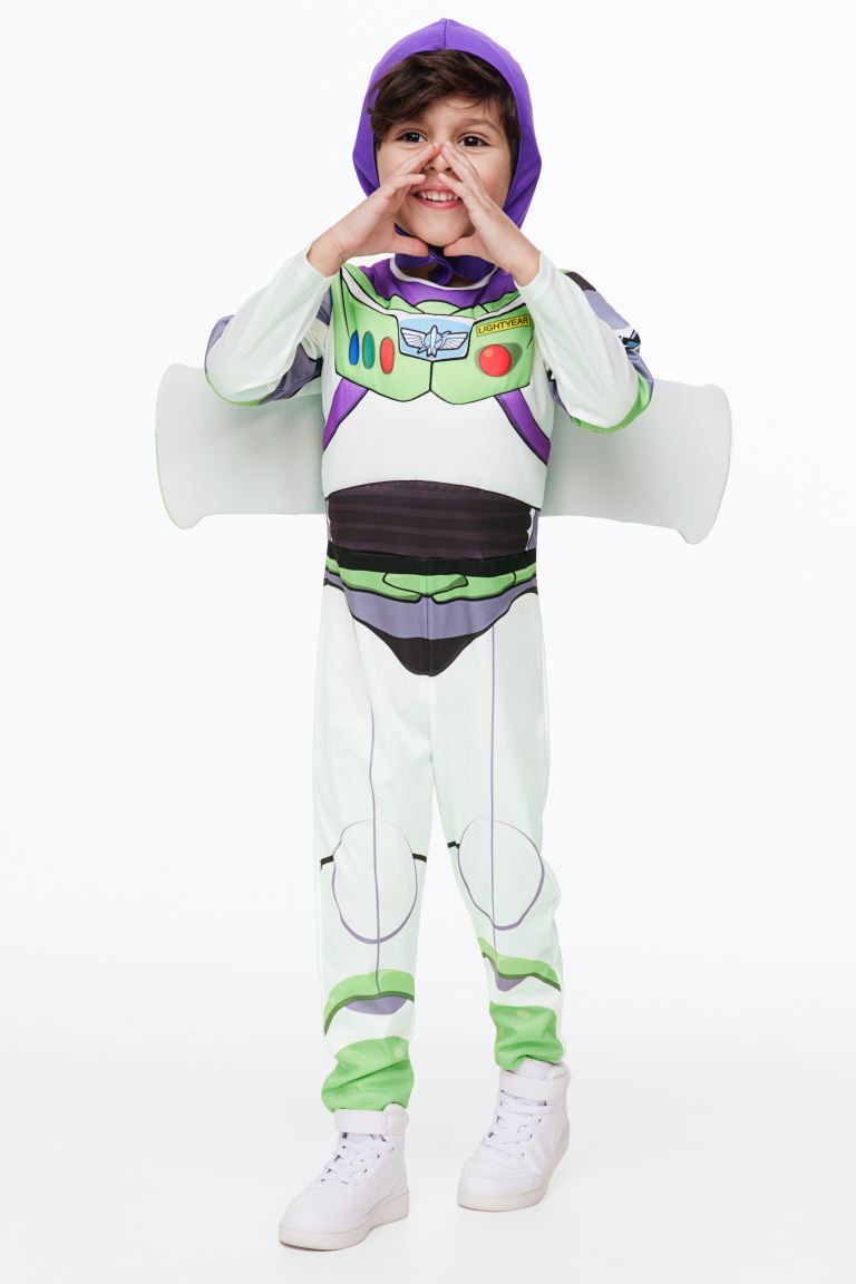 Карнавальный костюм H&M 1137036, белый/разноцветный, размер 134 (доставка из-за рубежа)