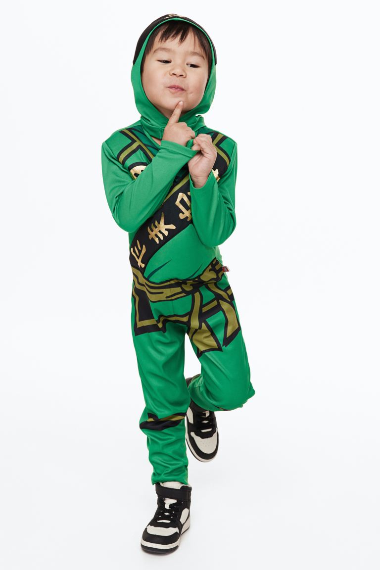 Карнавальный костюм H&M 1137036, зеленый/разноцветный, размер 110 (доставка из-за рубежа)