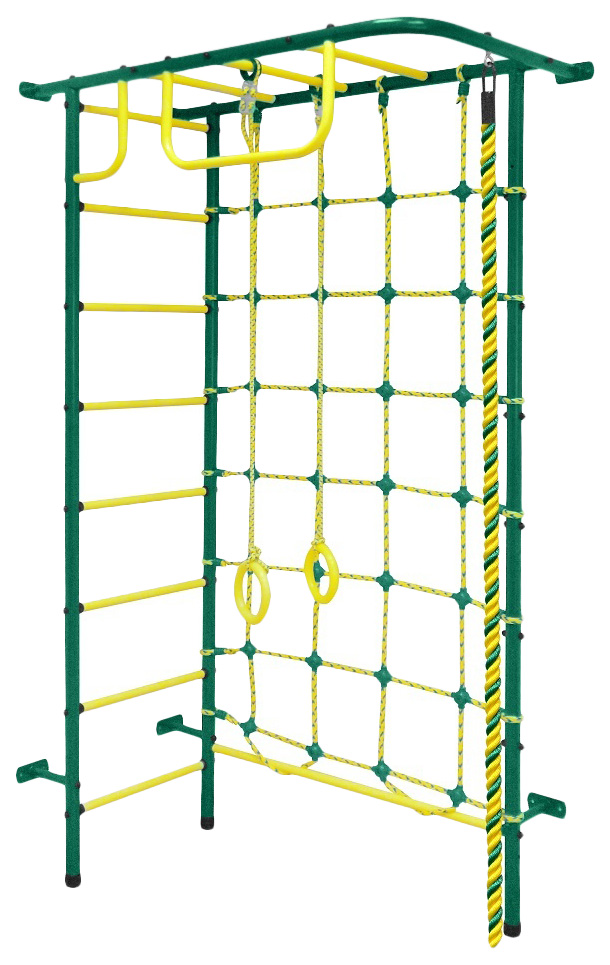 Комплекс домашний спортивный Пионер № 36 зелено-желтый