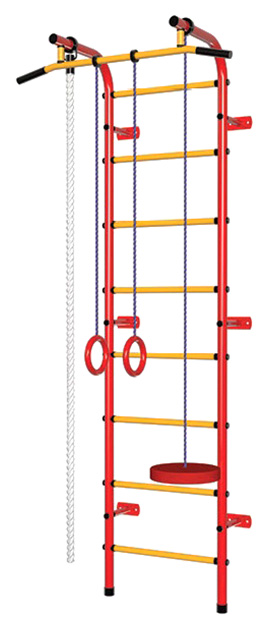 фото Комплекс домашний спортивный pioneer №6 красно-желтый с1н