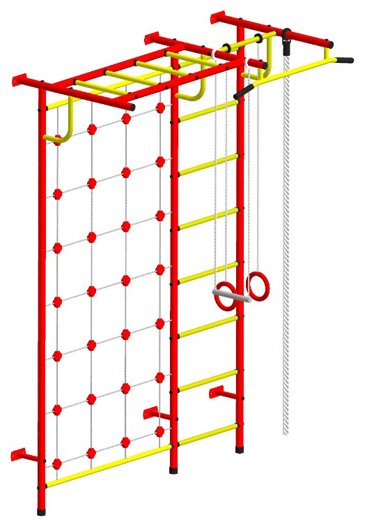 фото Детский спортивный комплекс пионер №18 красно-желтый pioneer