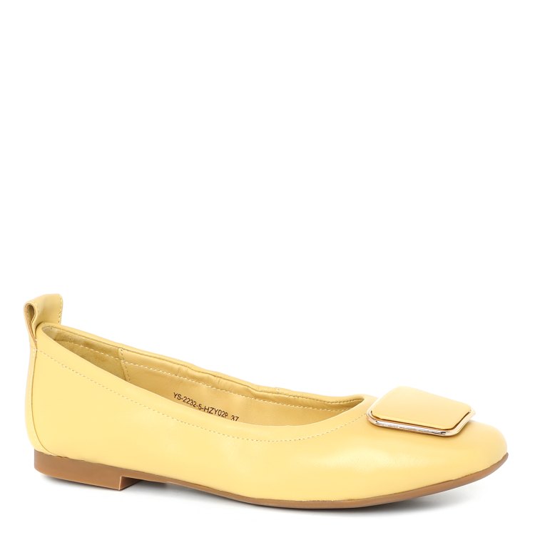 

Балетки женские Tendance YS-2232-5 желтые 39 EU, Желтый, YS-2232-5