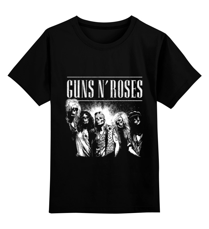 

Футболка детская Printio Guns n' roses цв. черный р. 116, Guns n' roses