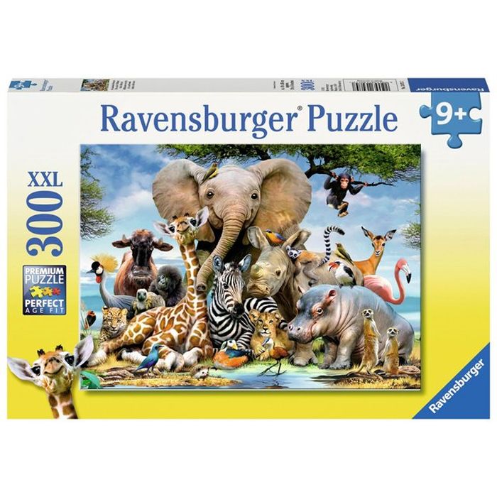 

Ravensburger Пазл "Африканские друзья" XXL 300 шт, коробка 13075, 71254176