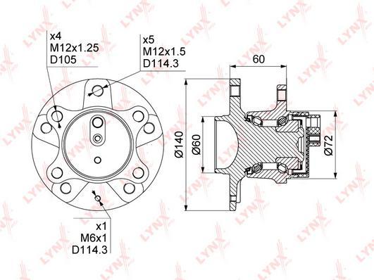 

Ступица задняя в сборе подходит для suzuki sx4 1.5-2.0d 2wd hungary 06, fiat sedici 1.6-2.