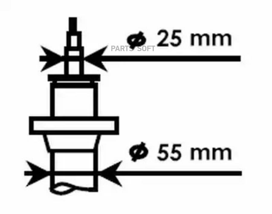 

Амортизатор подвески KYB 325700